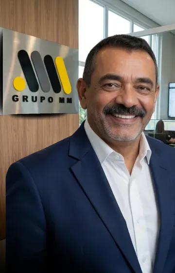 Mourato, diretor do Grupo MM, na central de monitoramento da empresa